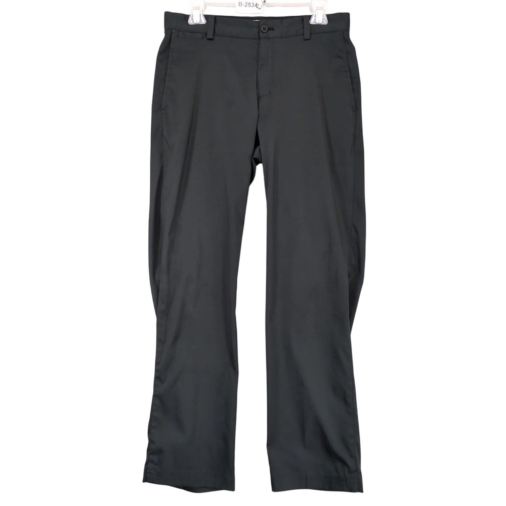 Nike Golf Black Dri-FIT Dress Pants Mens 30 32x30" Tour Performance Athletic